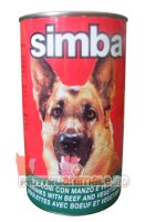 Conserva Caine Simba Dog cu Vita si Legume - 1230 g Conserva Caine Simba Dog cu Vita si Legume - 1230 g